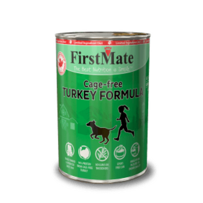 FirstMate Limited Ingredient Cage Free Turkey Formula Dog Can