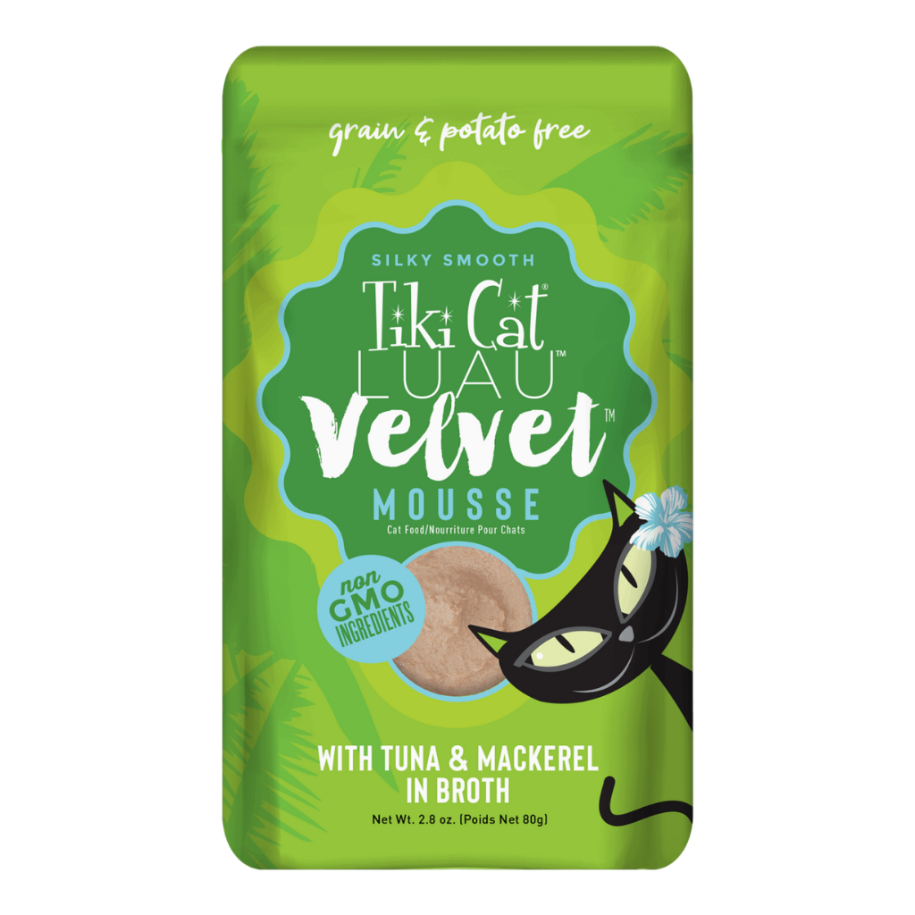 Tiki Cat Velvet Mousse - Tuna & Mackerel Cat Pouch