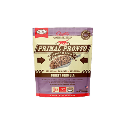 Primal Raw Frozen Pronto Turkey Cat Food