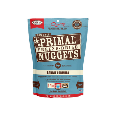 Primal Freeze-Dried Rabbit Nuggets Cat Food