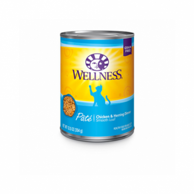 Wellness Complete Health Pate Chicken & Herring Dinner Cat Can