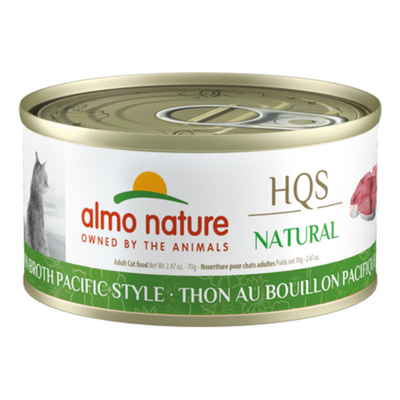 Almo Nature HQS Natural - Tuna in Broth Pacific Style Cat Can