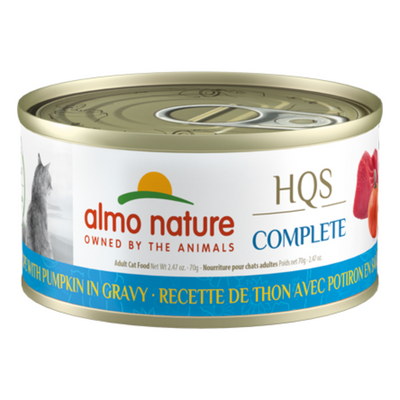 Almo Nature HQS Complete - Tuna Recipe with Pumpkin in gravy Cat Can