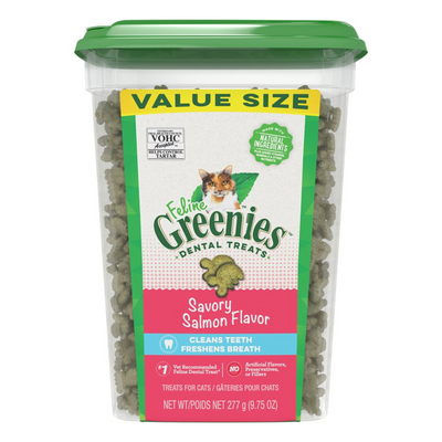 Greenies Dental Treats Savory Salmon Flavour for Cats