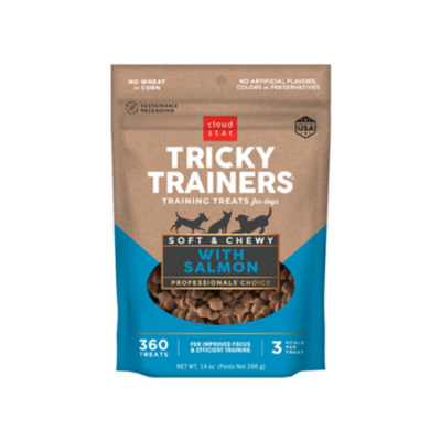 Cloud Star Tricky Trainers Soft & Chewy Salmon Dog Treats