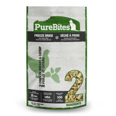 PureBites Freeze Dried Chicken & Catnip Cat Treats