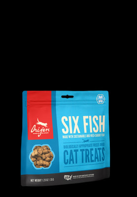 Orijen Freeze Dried Cat Treats Six Fish