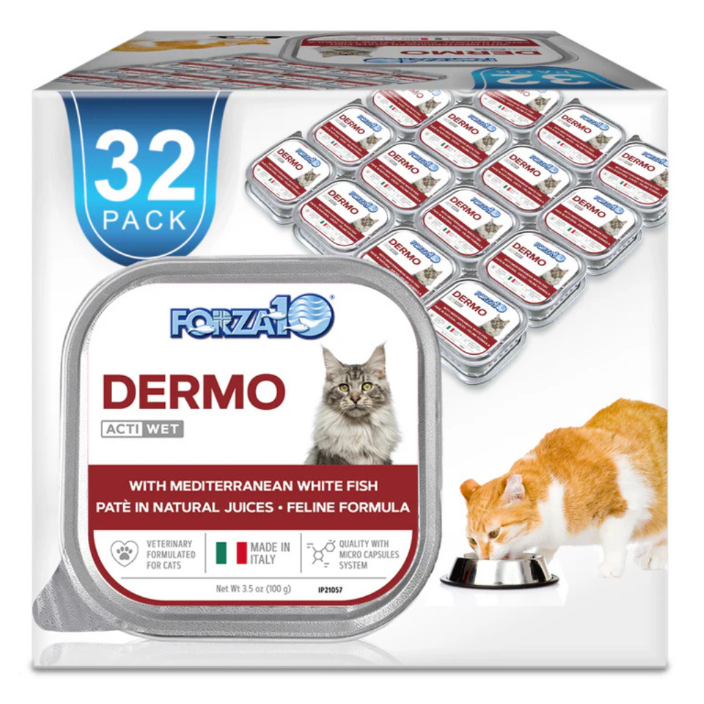 Forza10 Nutraceutic Actiwet Dermo Support Icelandic Fish Recipe Canned Cat Food