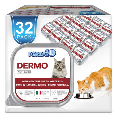 Forza10 Nutraceutic Actiwet Dermo Support Icelandic Fish Recipe Canned Cat Food