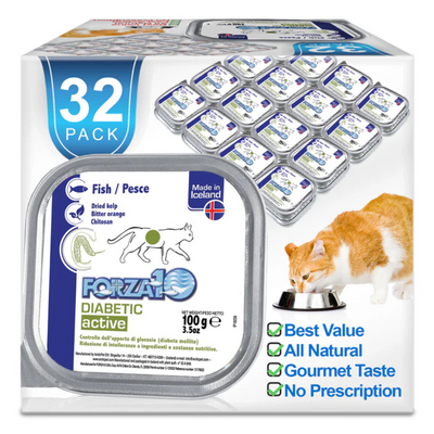 Forza10 Nutraceutic Actiwet Diabetic Support Icelandic Fish Recipe Canned Cat Food