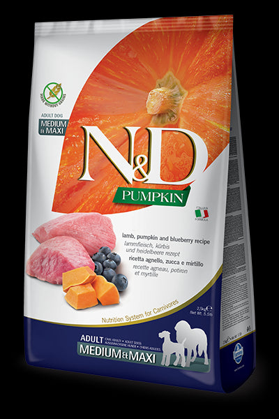 N&D Pumpkin Lamb & Blueberry Adult Maxi
