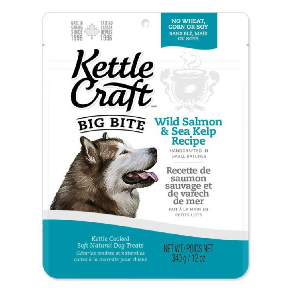 Kettle Craft Wild Salmon And Sea Kelp Big Bite Dog Treats