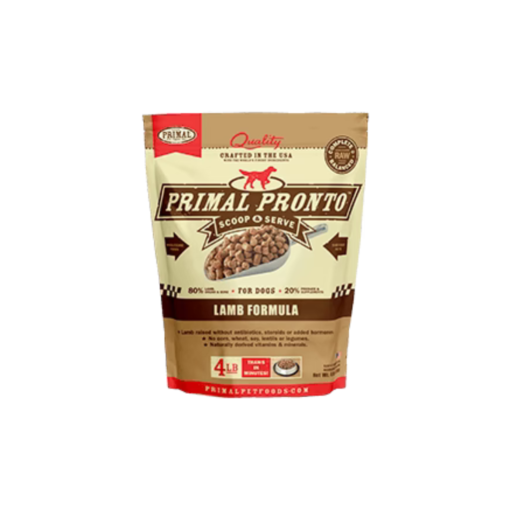 Primal Raw Frozen Pronto Lamb Dog Food