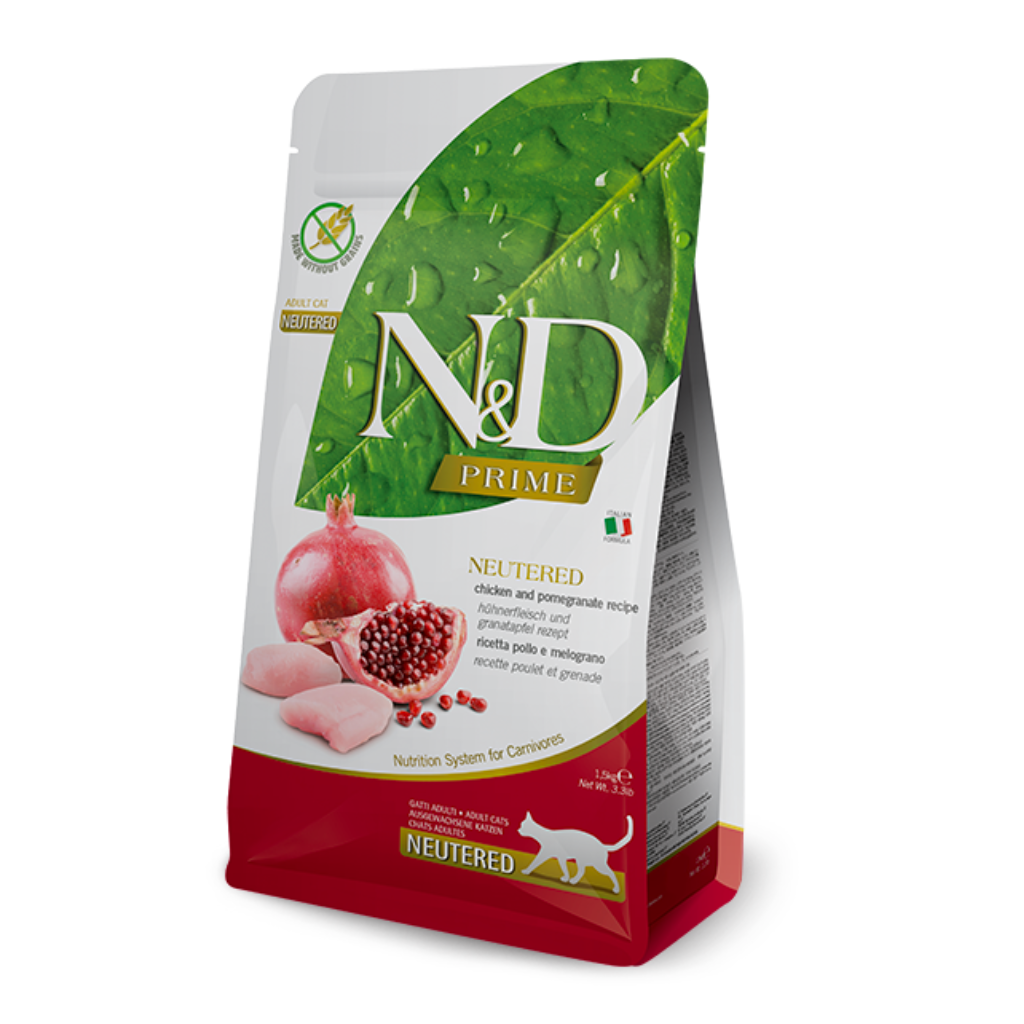 Farmina N&D Prime Chicken & Pomegranate Neutered Cat Food