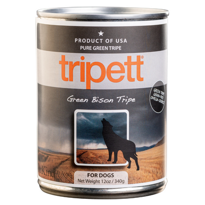 Tripett Green Bison Tripe Dog Can