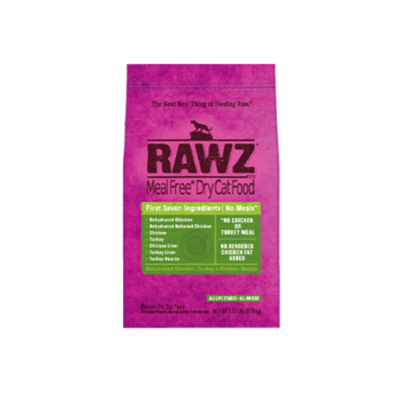 RAWZ Dehydrated Chicken, Turkey & Chicken Cat Food