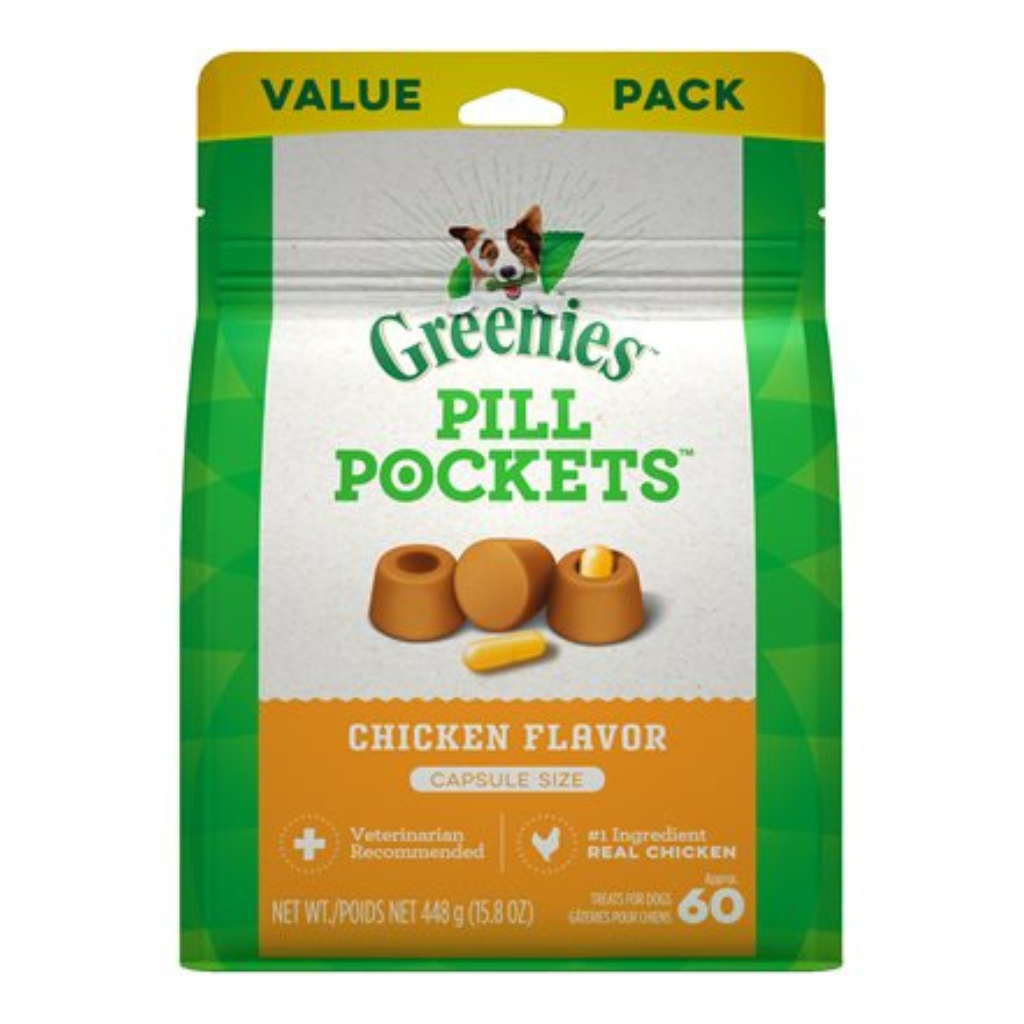 Greenies Pill Pockets Capsule Chicken Dog Treats