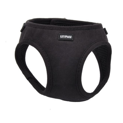 Coastal Pet Li'l Pals Micro Suede Dog Harness - Black