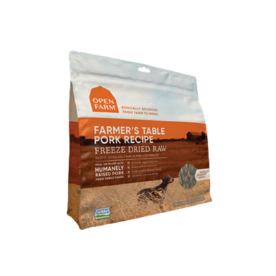Open Farm Freeze Dried Raw Farmer's Table Pork Dog Food