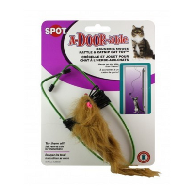 SPOT A-Door-Able Plush Mouse Cat Toy