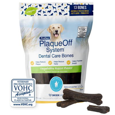 ProDen PlaqueOff Dental Care Bones for Dogs - Vegetable Fusion Flavor