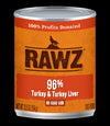 Rawz 96% Meat Pate Turkey &amp; Turkey Liver