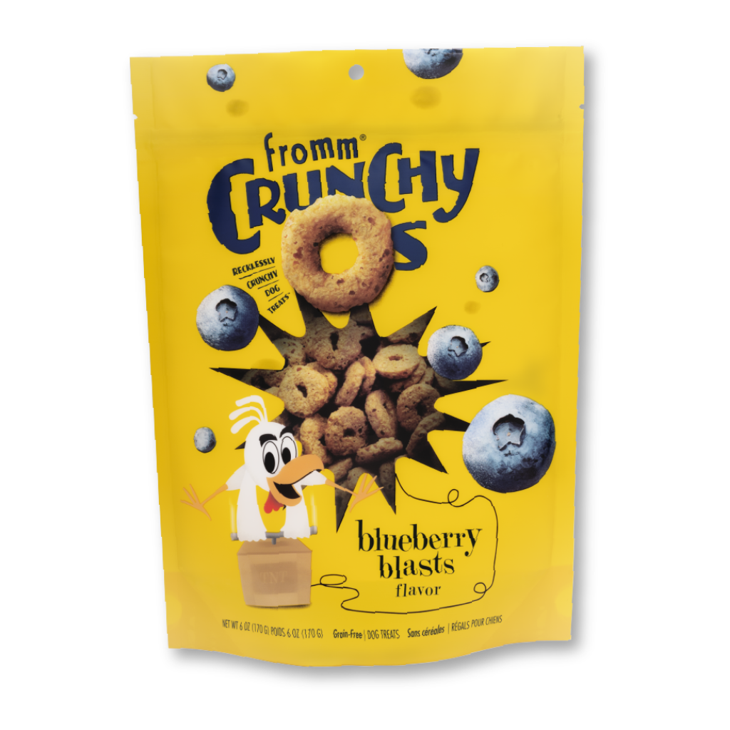 Fromm Crunchy Os Blueberry Blasts Flavor Dog Treats