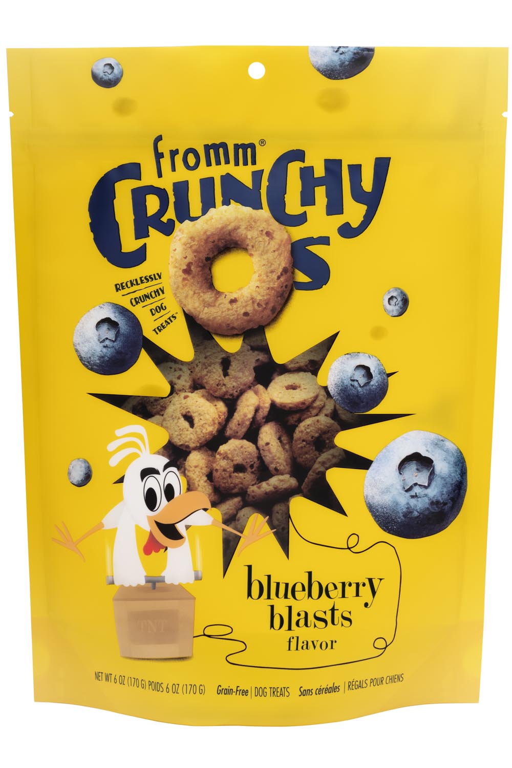 Fromm Crunchy O's Blueberry Blasts Treats for Dogs