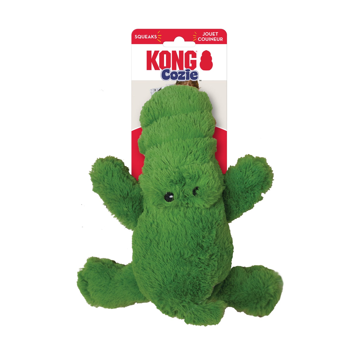 KONG Cozie Ali Alligator Medium Dog Toy