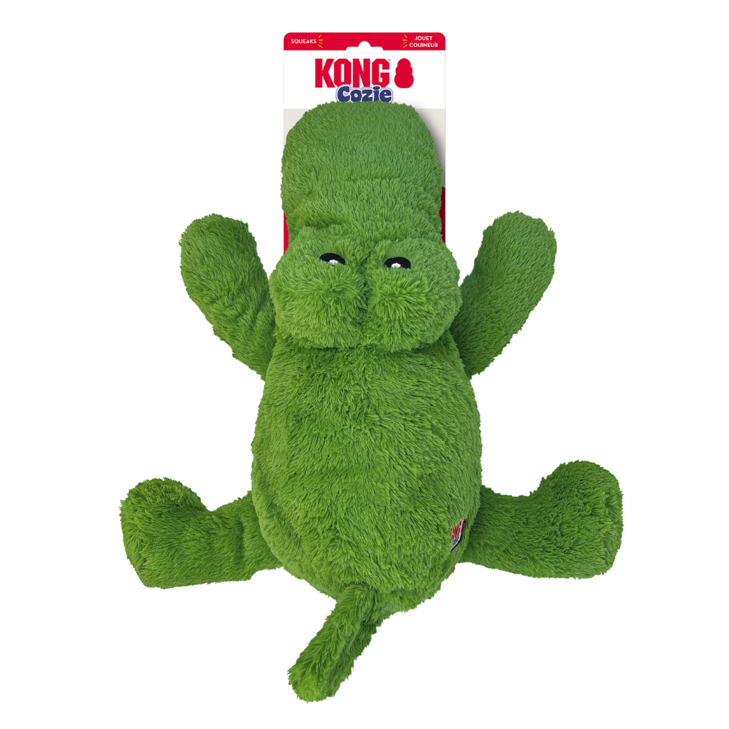 KONG Cozie Ali Alligator Extra Large Dog Toy