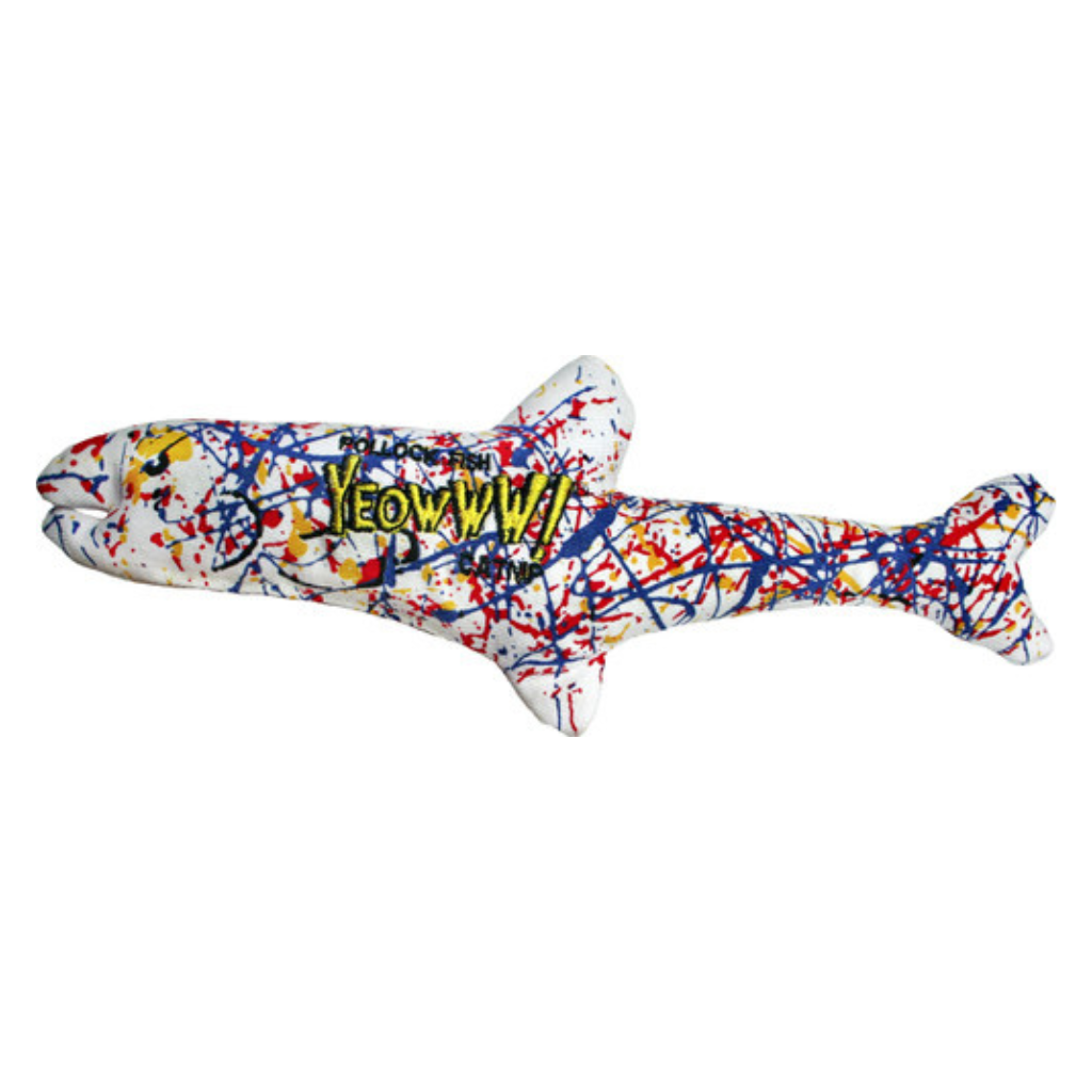 Yeowww! Pollock Fish Cat Toy