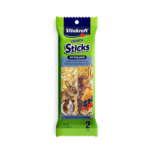 Vitakraft Crunch Sticks Variety Pack Treat for Pet Rabbits & Guinea Pigs