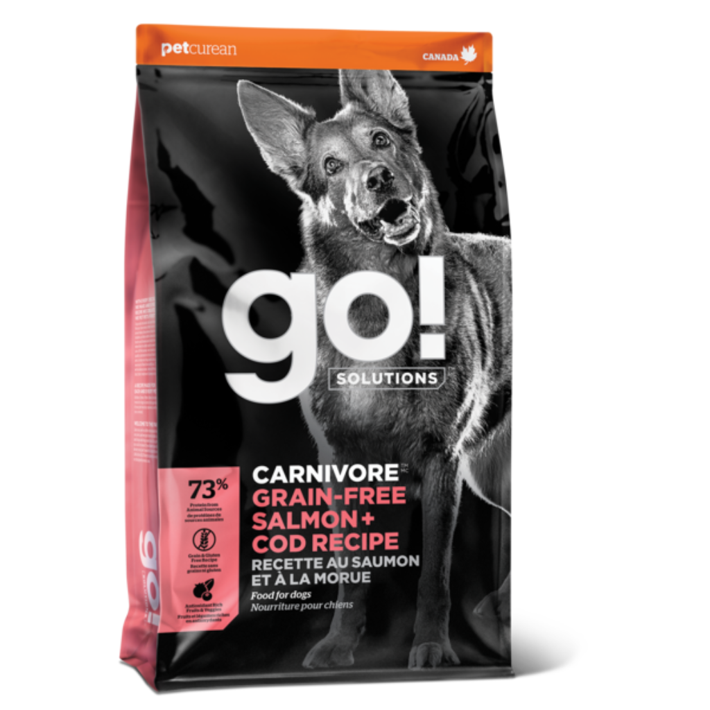 Go! Solutions Carnivore Grain Free Salmon and Cod Dog Food