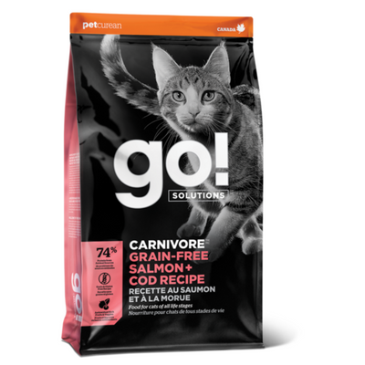 Go! Solutions Carnivore Grain Free Salmon and Cod Cat Food