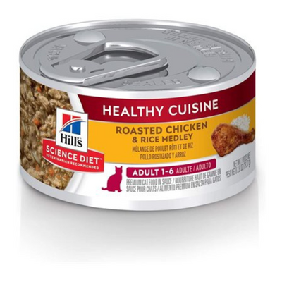 Hill's Science Diet Healthy Cuisine Roasted Chicken & Rice Cat Can