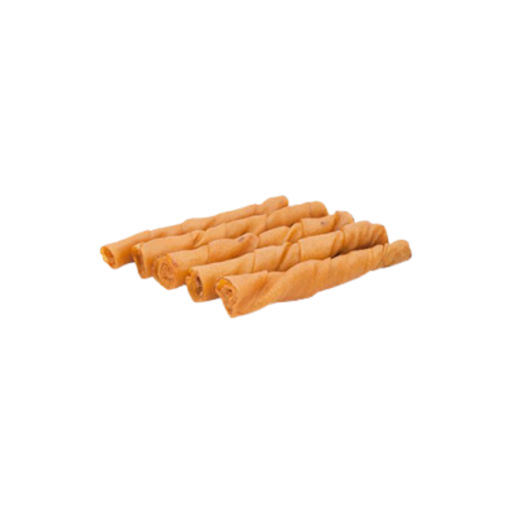 Rollover Porkhide Twists Medium Dog Treat