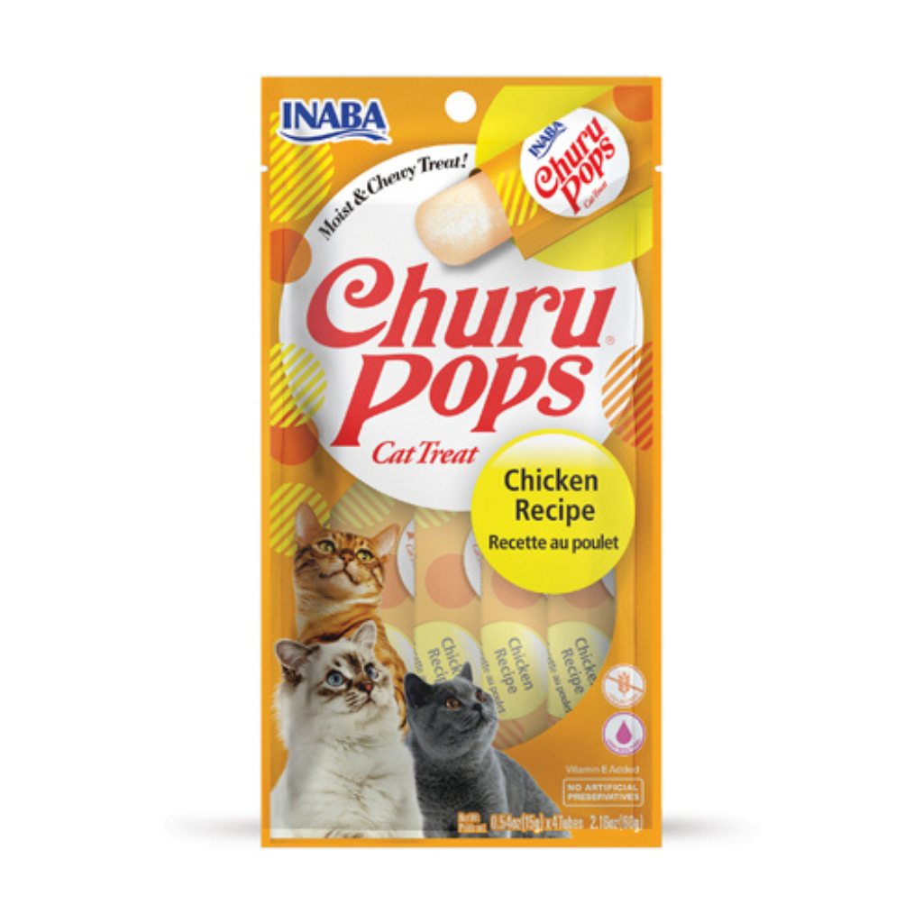 INABA Churu Pops Chicken Recipe for Cats