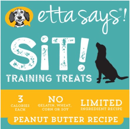 Etta Says! Sit Training Treats - Peanut Butter