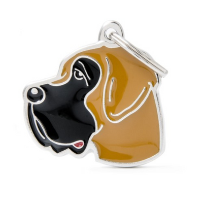 My Family Engravable Tags - Friends Great Dane MF01N