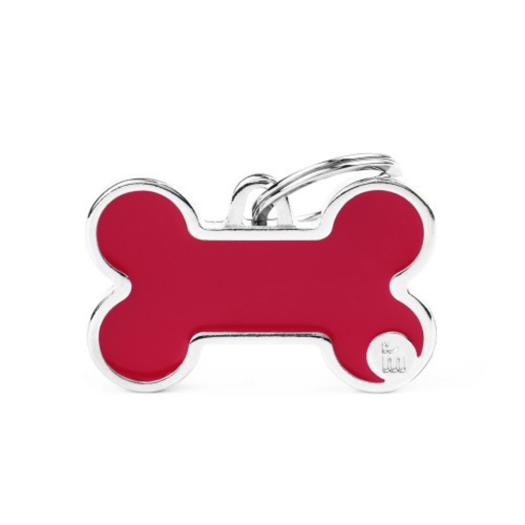 My Family Engravable Tags - Basic Handmade Big Red Bone