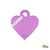 My Family Tag Basic Heart Purple LG