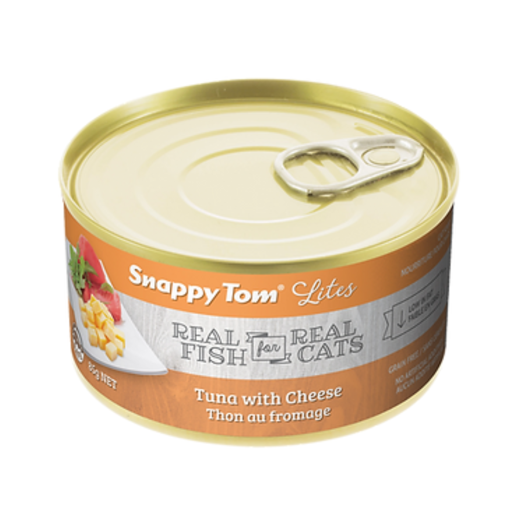 Snappy Tom Lites Tuna with Cheese Cat Can