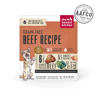 The Honest Kitchen Dehydrated Grain Free Beef Recipe Dog Food