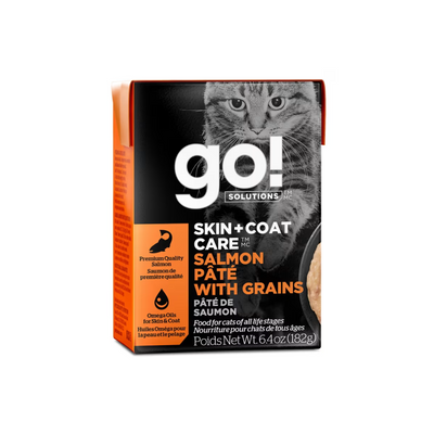 Go! Solutions Skin & Coat Salmon Pate Wet Cat Food