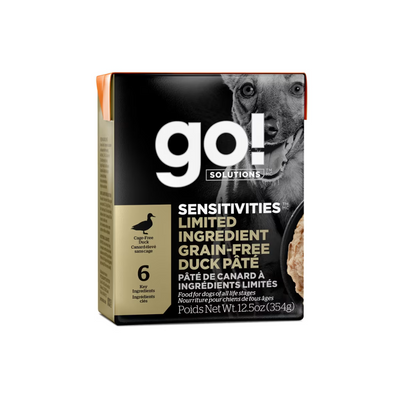 Go! Solutions Sensitivities Limited Ingredient Duck Pate Wet Dog Food