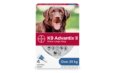 K9 Advantix II Flea, Tick & Mosquito Prevention for Extra Large Dogs Over 55-lbs