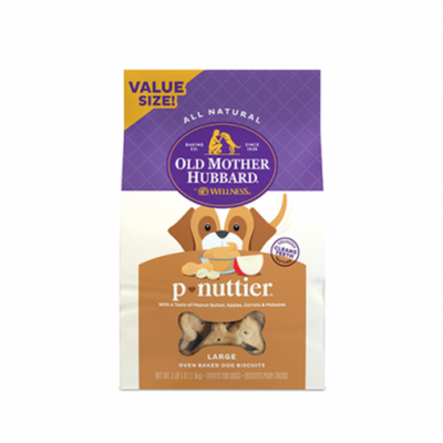 Old Mother Hubbard Classic P-Nuttier Oven-Baked Large Dog Treats