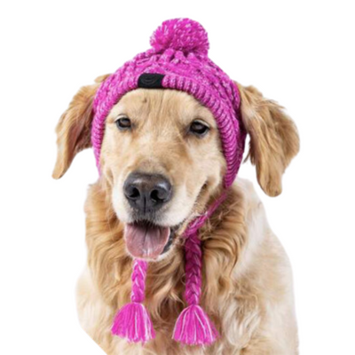 Canada Pooch Polar Pom Pom Hat Pink