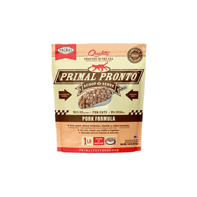 Primal Raw Frozen Pronto Pork Cat Food