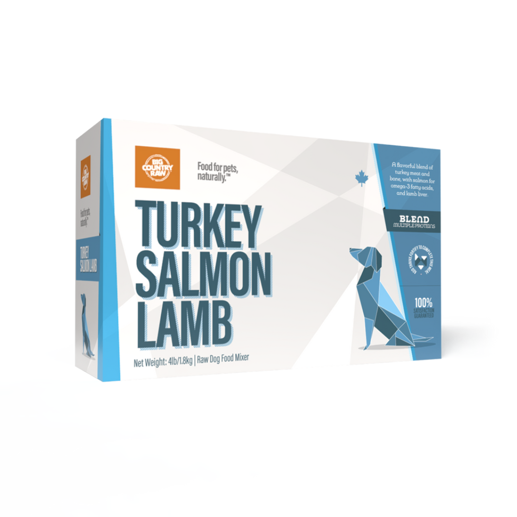 Big Country Raw Blend - Turkey Salmon Lamb
